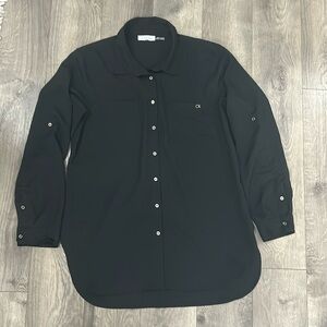 Calvin Klein Black and Gold Blouse